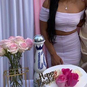 Two piece lavender set